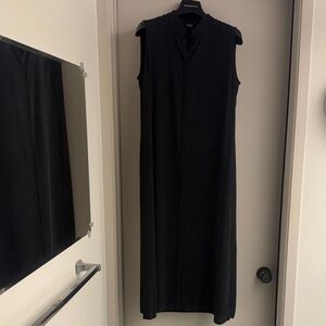Eileen Fisher Elegant Black Maxi Dress